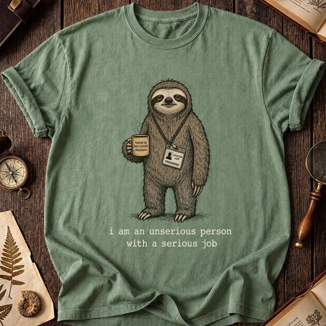 Unserious Sloth T-Shirt product image 1