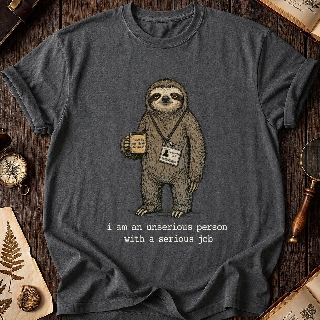 Unserious Sloth T-Shirt product image 6