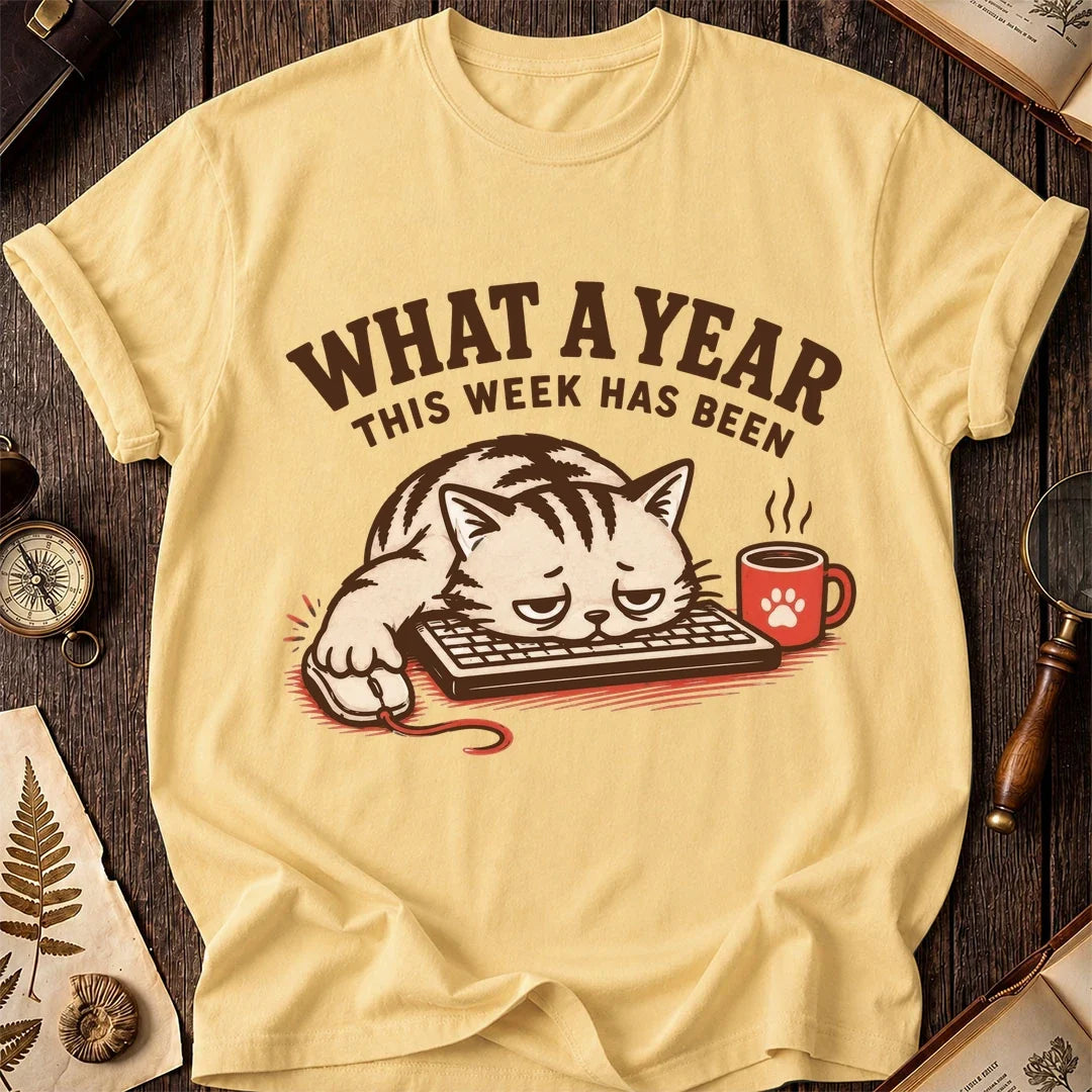 What a Year Keyboard Cat T-Shirt product image 5