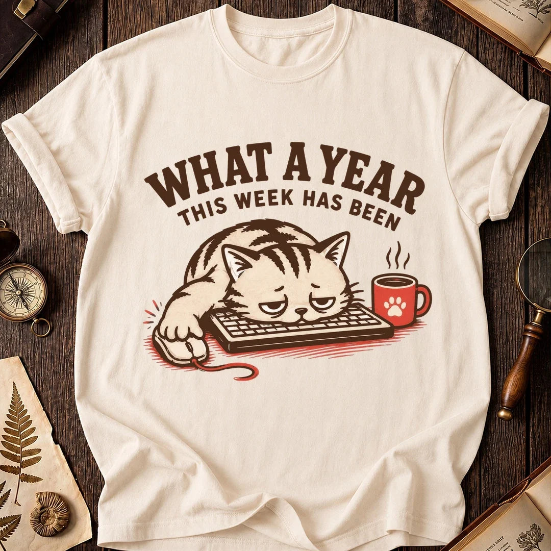 What a Year Keyboard Cat T-Shirt product image 7