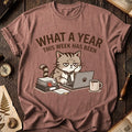 What a Year Office Cat T-Shirt product image 1