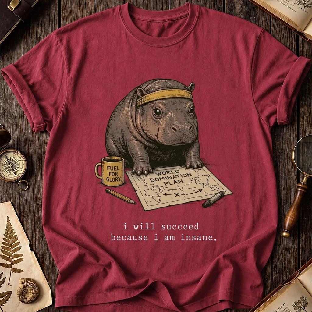 World Domination Hippo T-Shirt product image 6