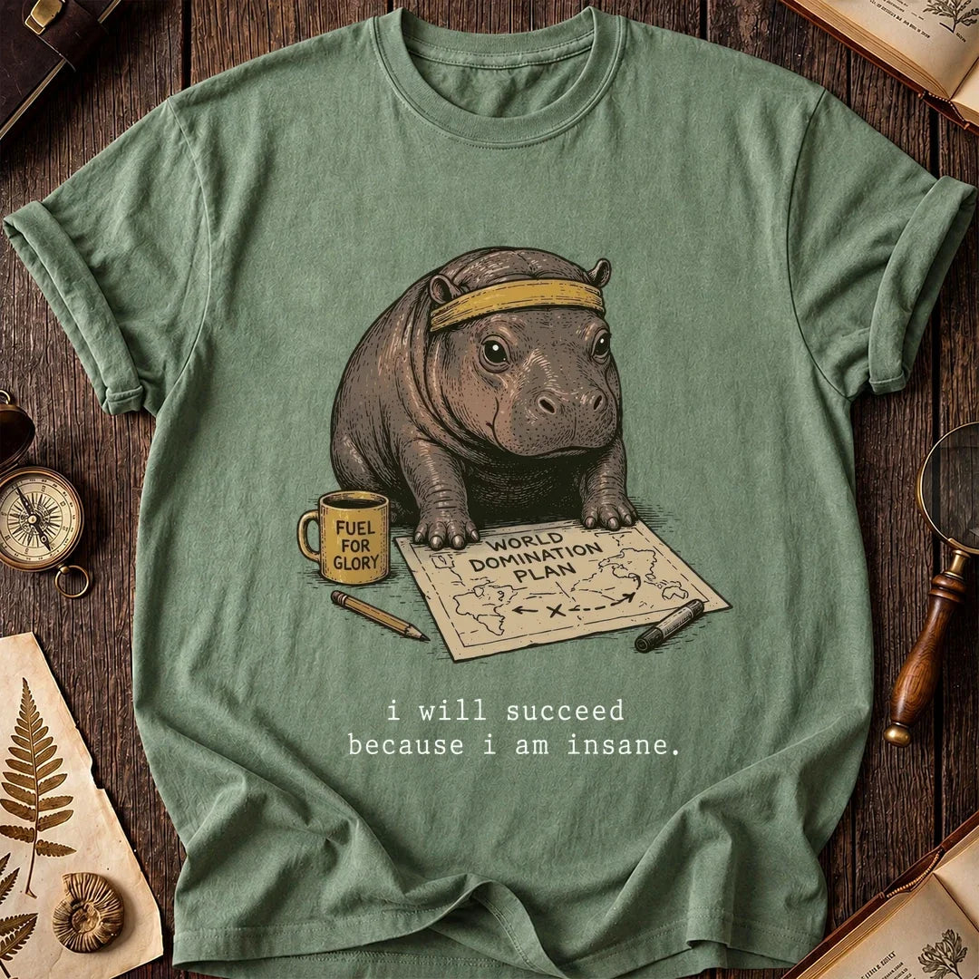 World Domination Hippo T-Shirt product image 2